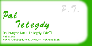 pal telegdy business card
